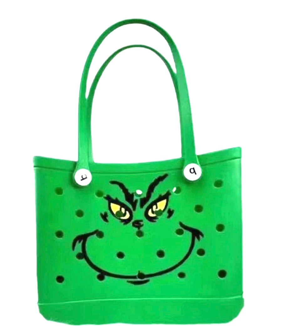 Pawsome Designs Christmas “Feelin' Grinchy” Grinch Insp EVA Tote  S/M/L