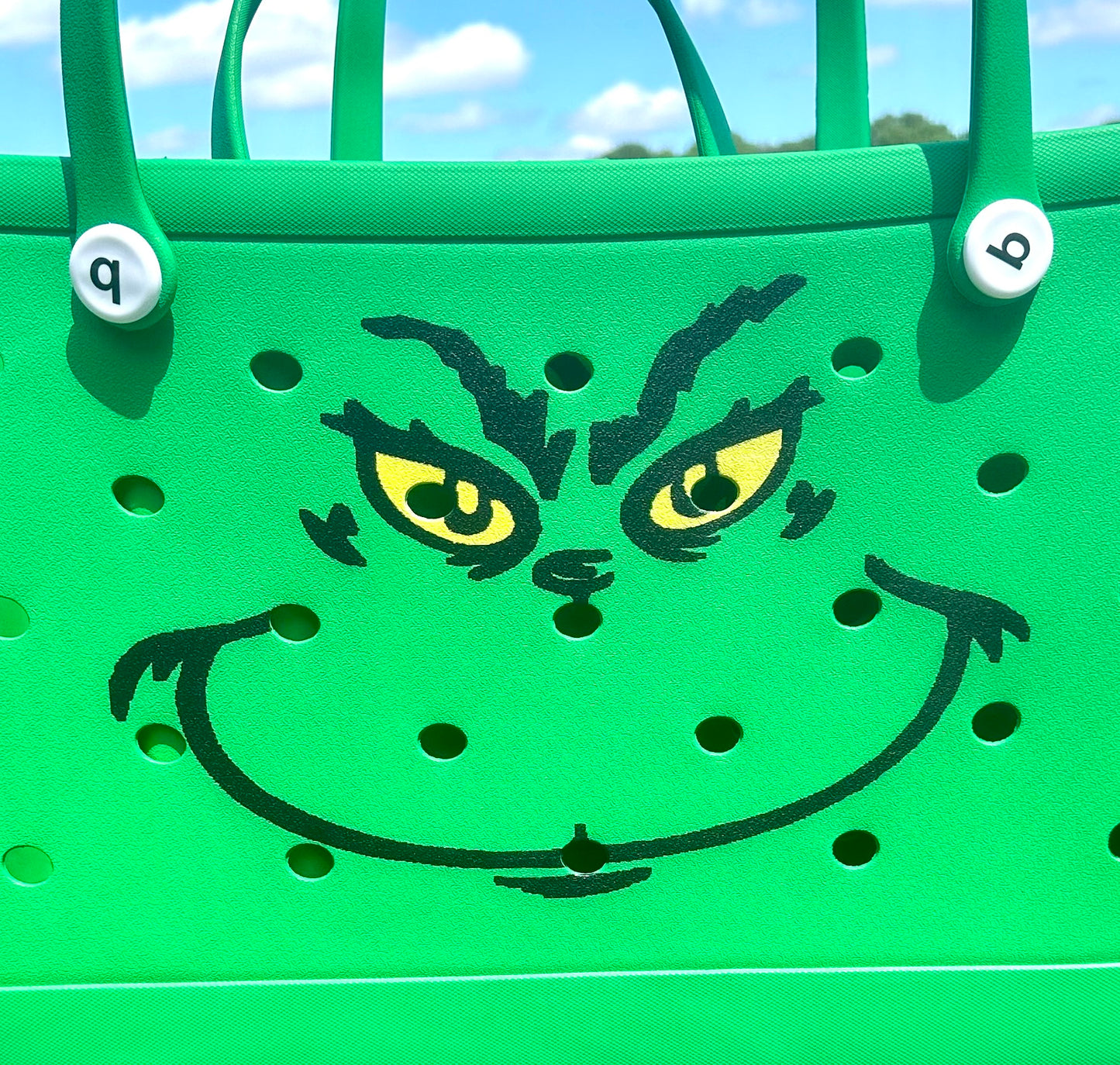 Pawsome Designs Christmas “Feelin' Grinchy” Grinch Insp EVA Tote  S/M/L