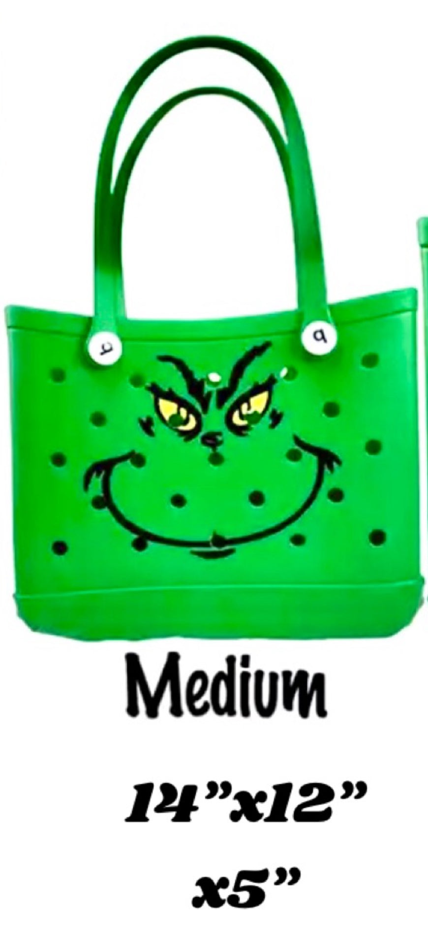 Pawsome Designs Christmas “Feelin' Grinchy” Grinch Insp EVA Tote  S/M/L